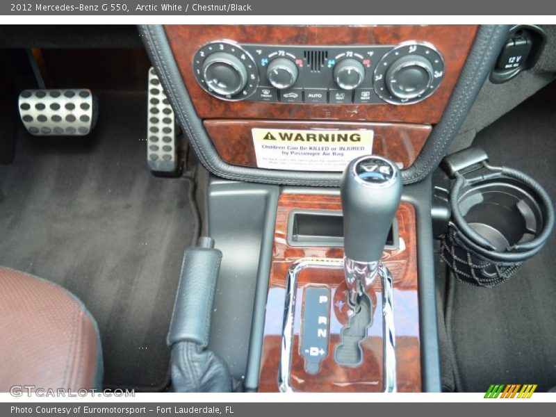 Arctic White / Chestnut/Black 2012 Mercedes-Benz G 550