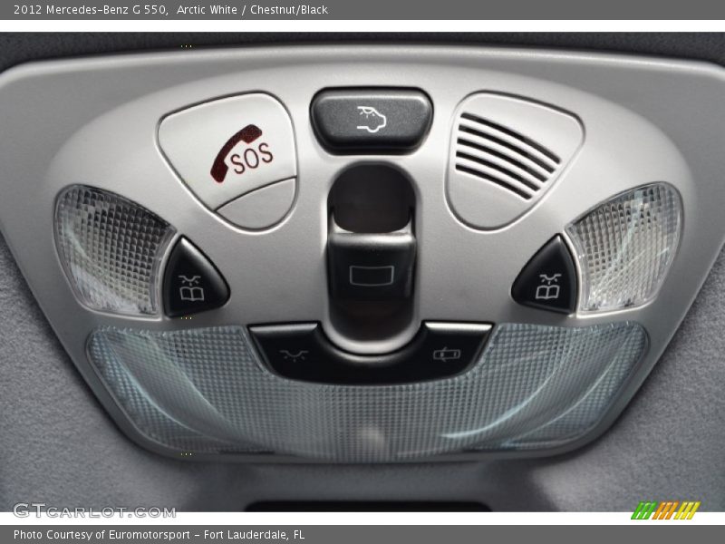 Arctic White / Chestnut/Black 2012 Mercedes-Benz G 550