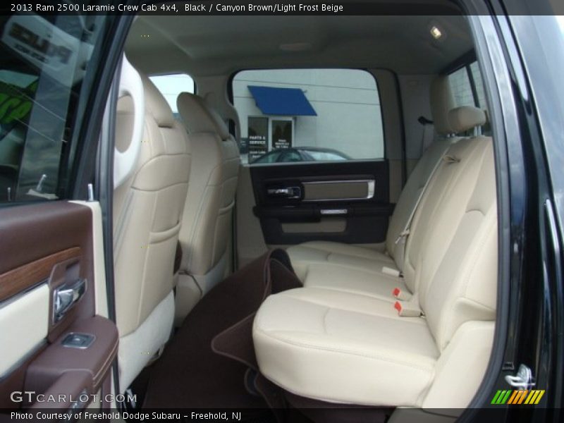 Black / Canyon Brown/Light Frost Beige 2013 Ram 2500 Laramie Crew Cab 4x4