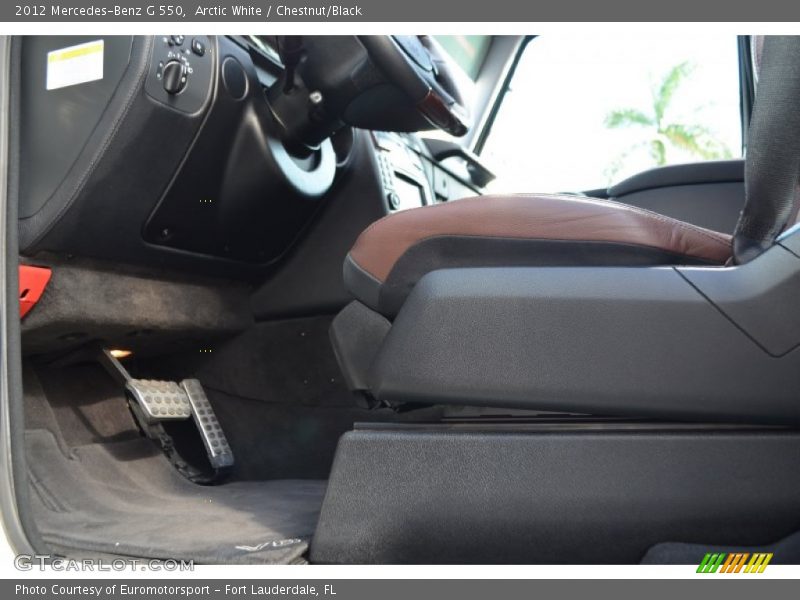 Arctic White / Chestnut/Black 2012 Mercedes-Benz G 550