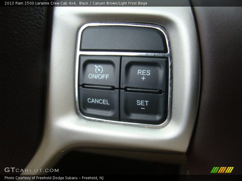 Black / Canyon Brown/Light Frost Beige 2013 Ram 2500 Laramie Crew Cab 4x4