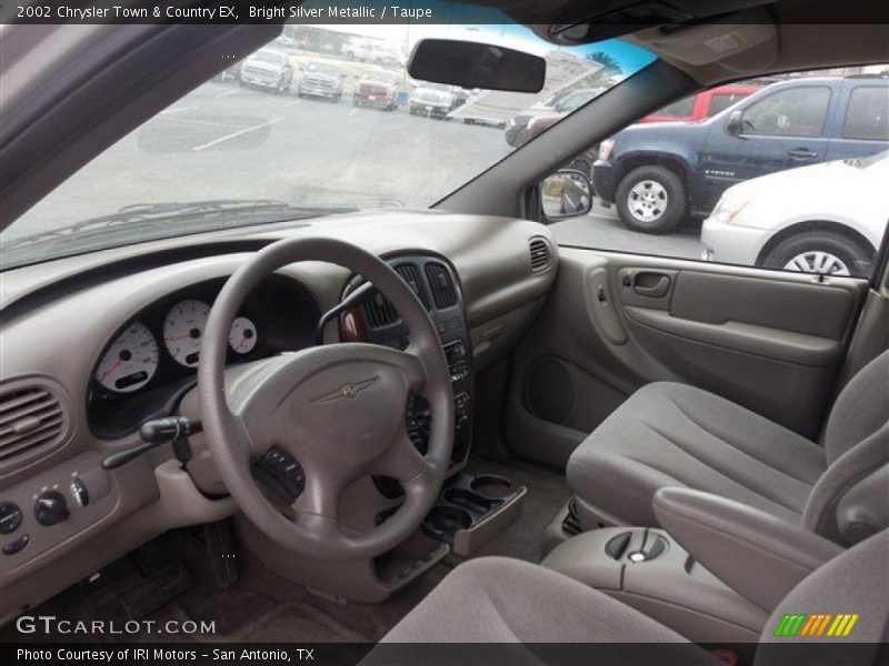 Bright Silver Metallic / Taupe 2002 Chrysler Town & Country EX