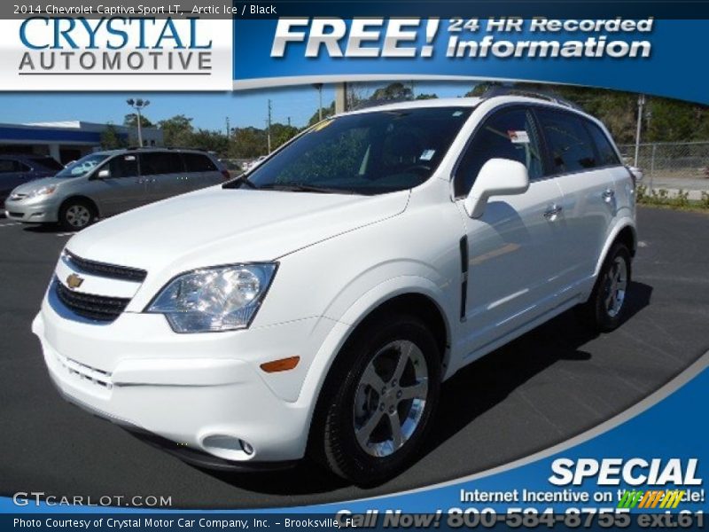 Arctic Ice / Black 2014 Chevrolet Captiva Sport LT