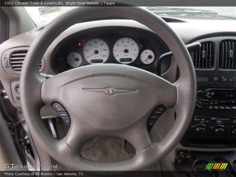 Bright Silver Metallic / Taupe 2002 Chrysler Town & Country EX