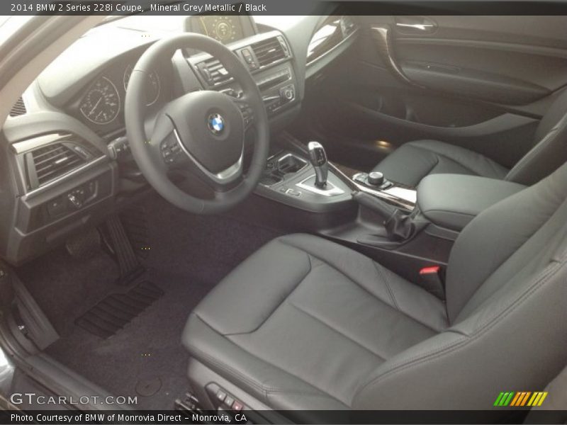 Black Interior - 2014 2 Series 228i Coupe 