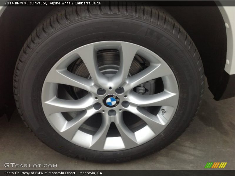 Alpine White / Canberra Beige 2014 BMW X5 sDrive35i