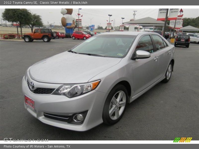 Classic Silver Metallic / Black/Ash 2012 Toyota Camry SE