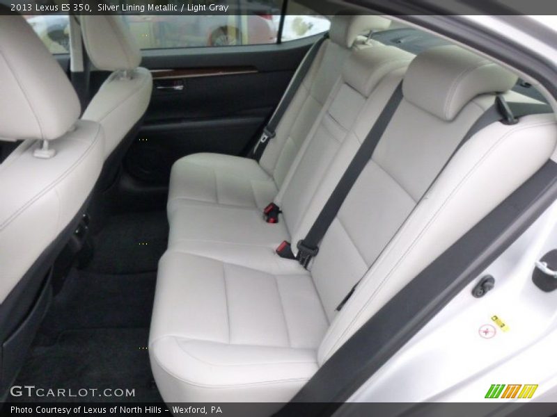 Silver Lining Metallic / Light Gray 2013 Lexus ES 350