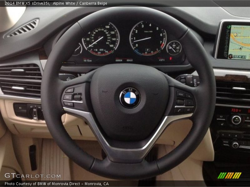 Alpine White / Canberra Beige 2014 BMW X5 sDrive35i