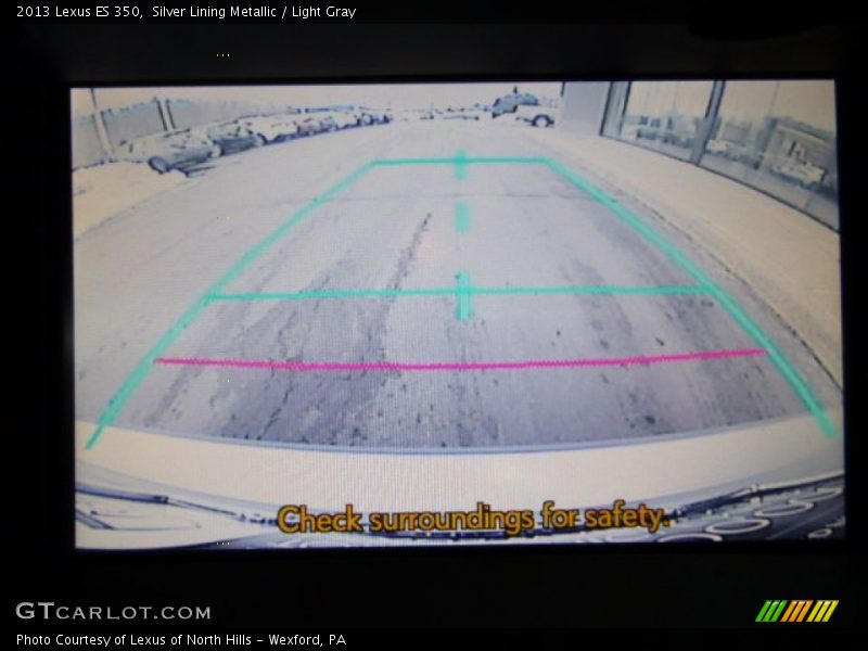 Silver Lining Metallic / Light Gray 2013 Lexus ES 350