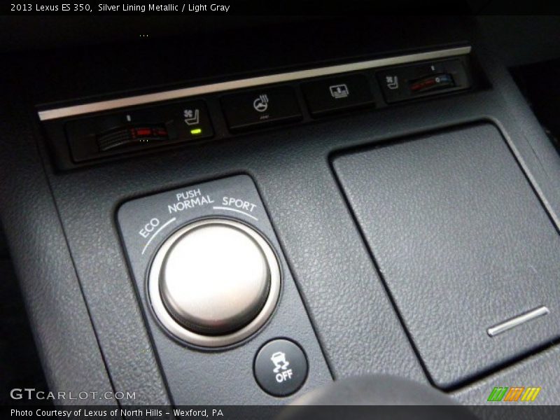 Silver Lining Metallic / Light Gray 2013 Lexus ES 350