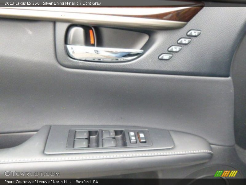 Silver Lining Metallic / Light Gray 2013 Lexus ES 350
