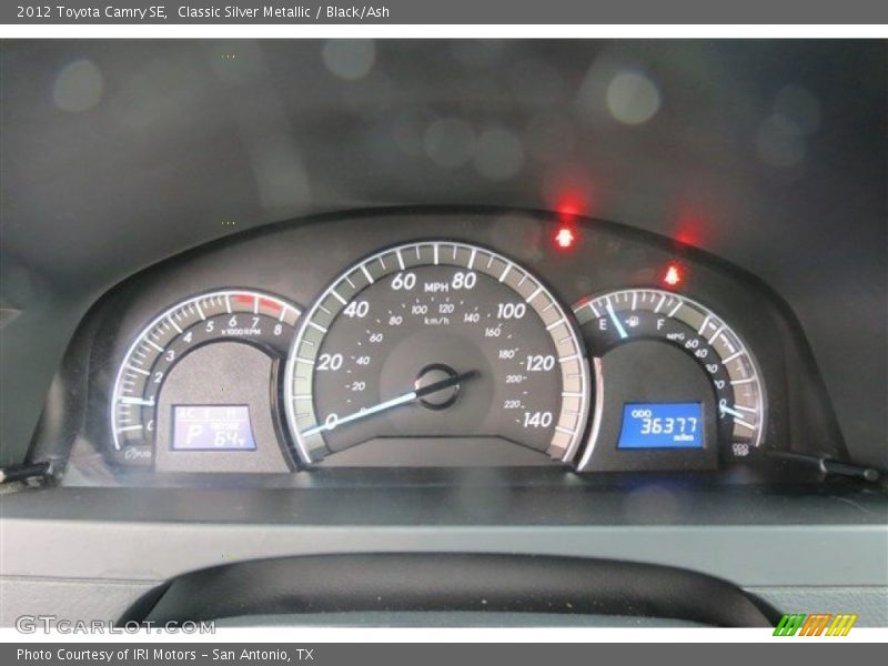 Classic Silver Metallic / Black/Ash 2012 Toyota Camry SE