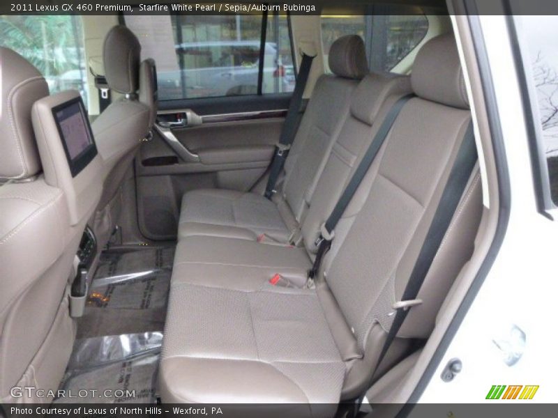 Starfire White Pearl / Sepia/Auburn Bubinga 2011 Lexus GX 460 Premium