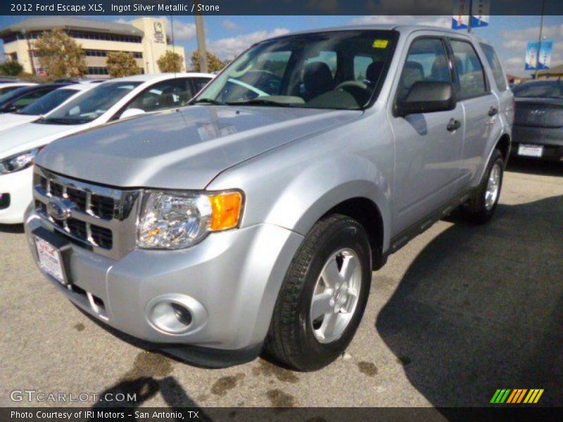 Ingot Silver Metallic / Stone 2012 Ford Escape XLS