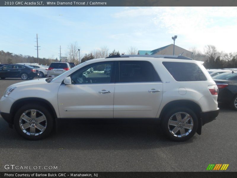 White Diamond Tricoat / Cashmere 2010 GMC Acadia SLT