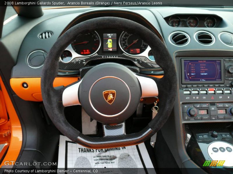  2008 Gallardo Spyder Steering Wheel