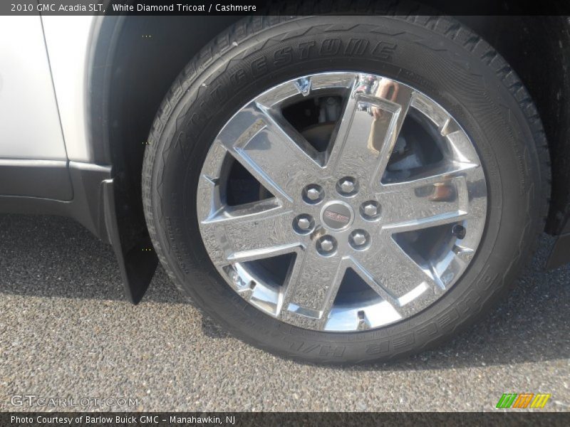 White Diamond Tricoat / Cashmere 2010 GMC Acadia SLT