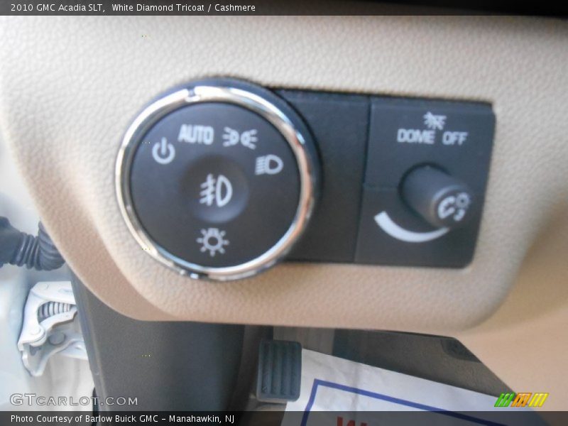 White Diamond Tricoat / Cashmere 2010 GMC Acadia SLT