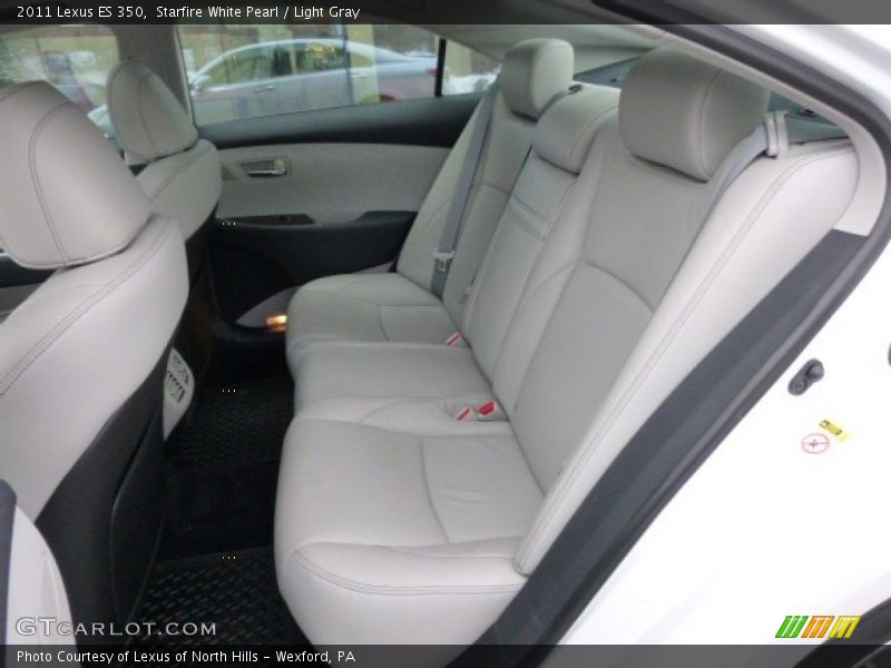 Starfire White Pearl / Light Gray 2011 Lexus ES 350