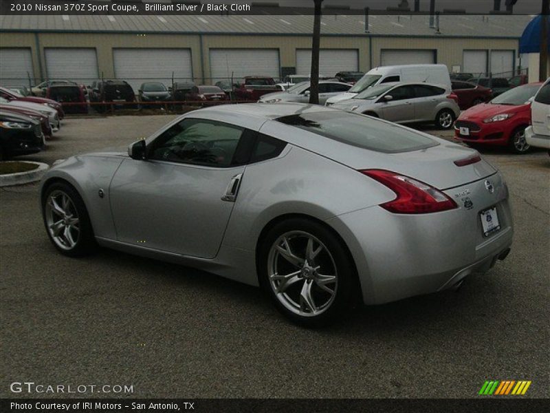 Brilliant Silver / Black Cloth 2010 Nissan 370Z Sport Coupe