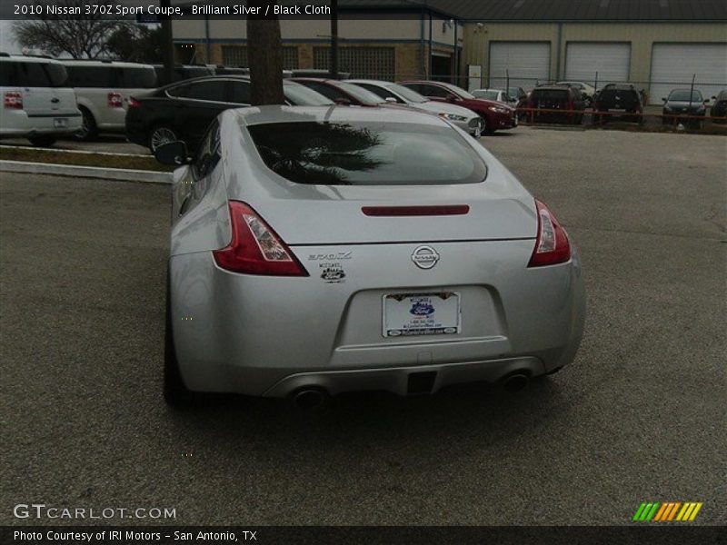 Brilliant Silver / Black Cloth 2010 Nissan 370Z Sport Coupe