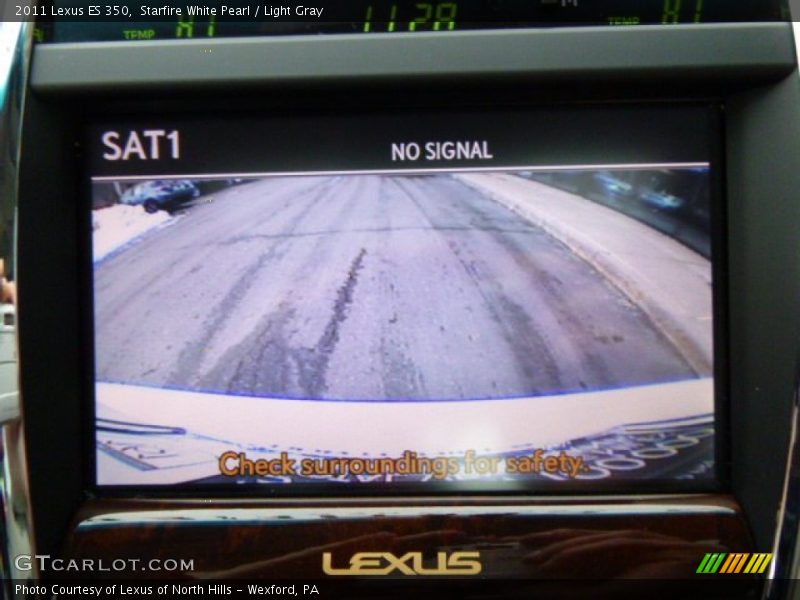 Starfire White Pearl / Light Gray 2011 Lexus ES 350