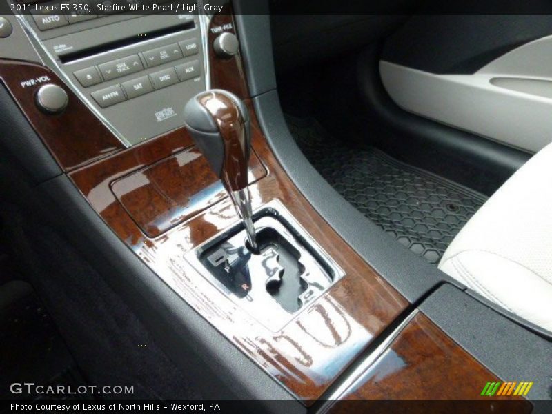 Starfire White Pearl / Light Gray 2011 Lexus ES 350