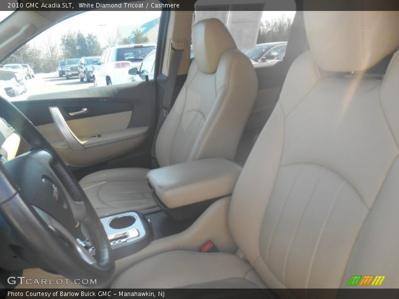 White Diamond Tricoat / Cashmere 2010 GMC Acadia SLT