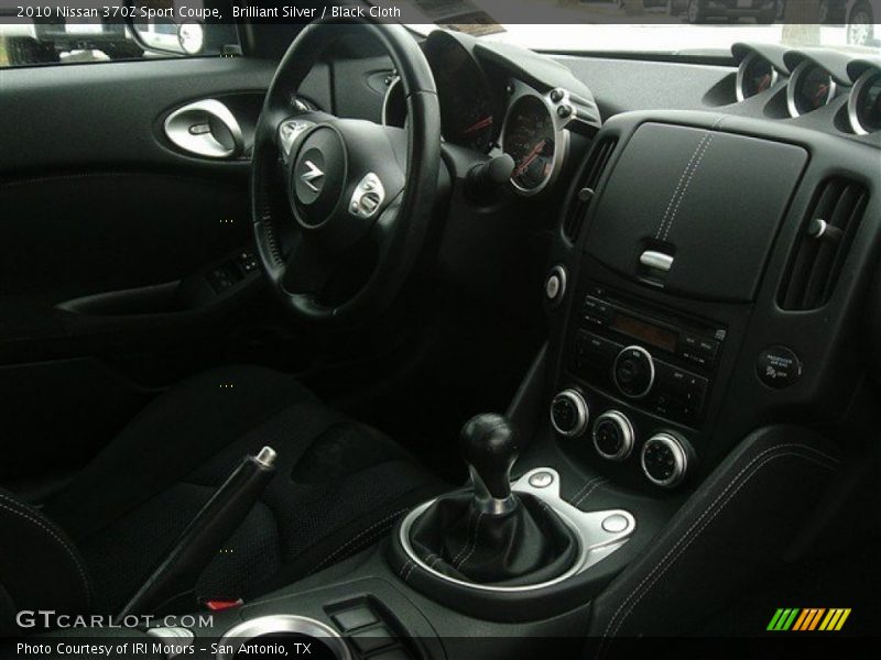 Brilliant Silver / Black Cloth 2010 Nissan 370Z Sport Coupe