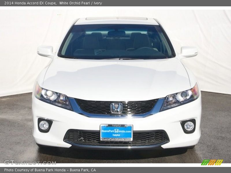 White Orchid Pearl / Ivory 2014 Honda Accord EX Coupe