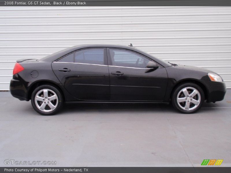 Black / Ebony Black 2008 Pontiac G6 GT Sedan