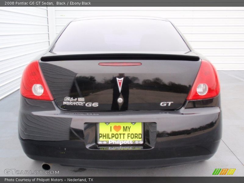 Black / Ebony Black 2008 Pontiac G6 GT Sedan