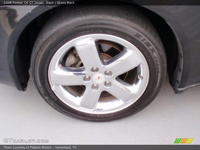 Black / Ebony Black 2008 Pontiac G6 GT Sedan