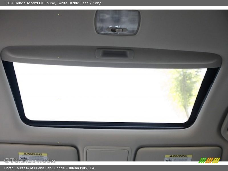 White Orchid Pearl / Ivory 2014 Honda Accord EX Coupe