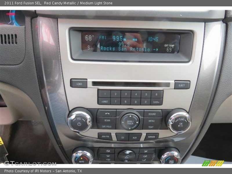 Controls of 2011 Fusion SEL
