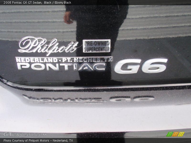 Black / Ebony Black 2008 Pontiac G6 GT Sedan