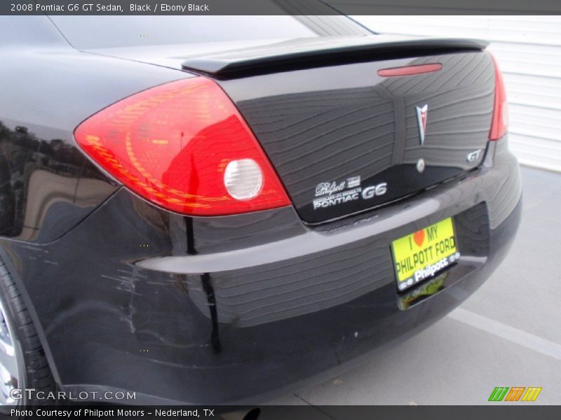 Black / Ebony Black 2008 Pontiac G6 GT Sedan