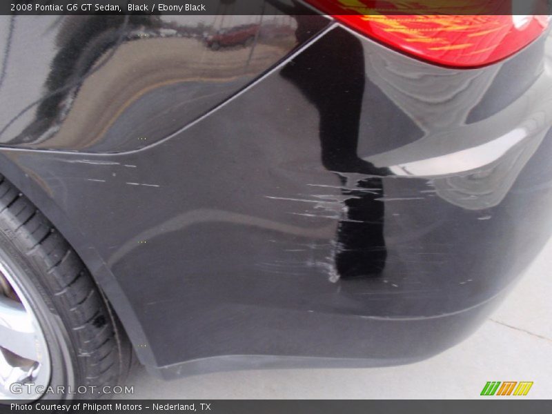 Black / Ebony Black 2008 Pontiac G6 GT Sedan