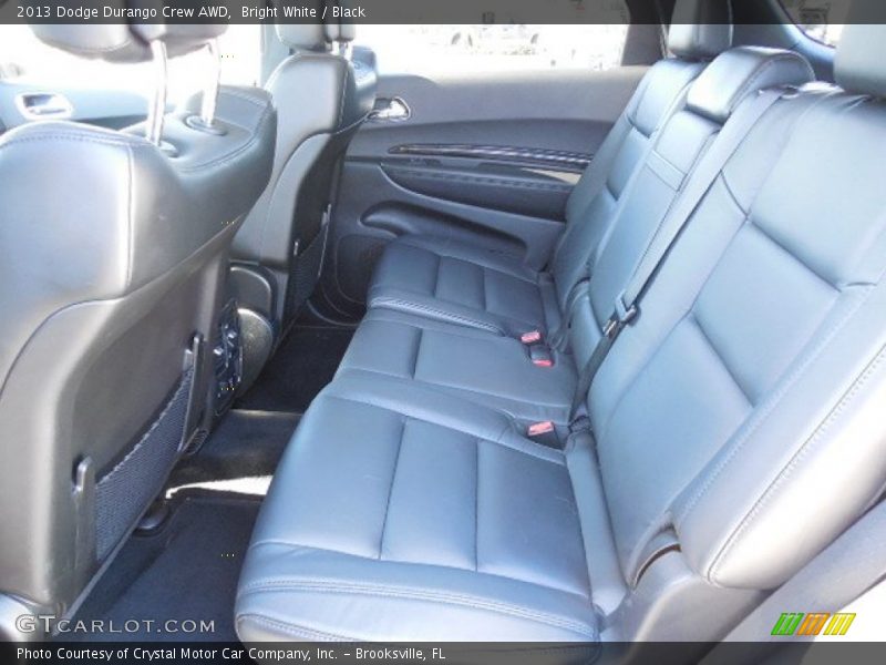 Bright White / Black 2013 Dodge Durango Crew AWD