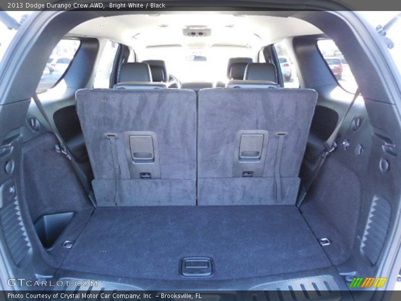 Bright White / Black 2013 Dodge Durango Crew AWD