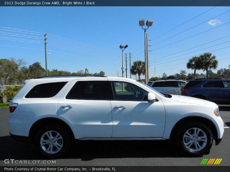 Bright White / Black 2013 Dodge Durango Crew AWD