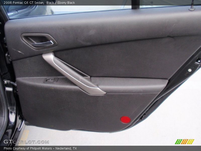 Black / Ebony Black 2008 Pontiac G6 GT Sedan