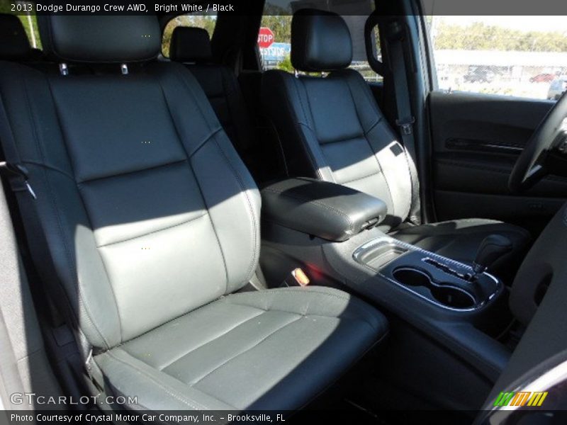 Bright White / Black 2013 Dodge Durango Crew AWD