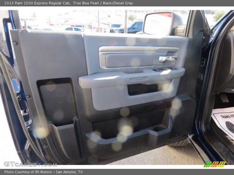True Blue Pearl / Black/Diesel Gray 2013 Ram 1500 Express Regular Cab