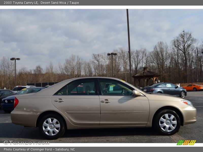 Desert Sand Mica / Taupe 2003 Toyota Camry LE