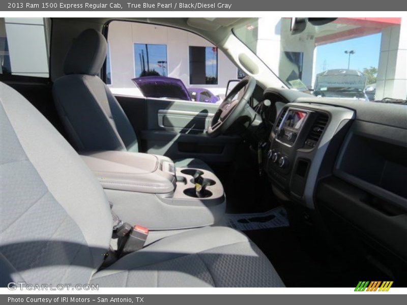 True Blue Pearl / Black/Diesel Gray 2013 Ram 1500 Express Regular Cab