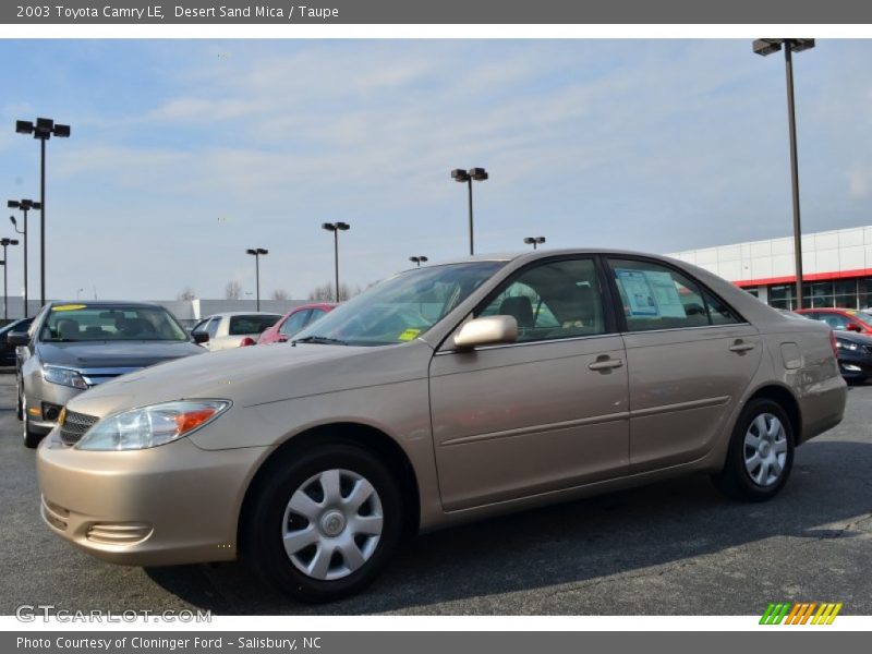 Desert Sand Mica / Taupe 2003 Toyota Camry LE