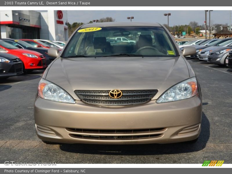 Desert Sand Mica / Taupe 2003 Toyota Camry LE