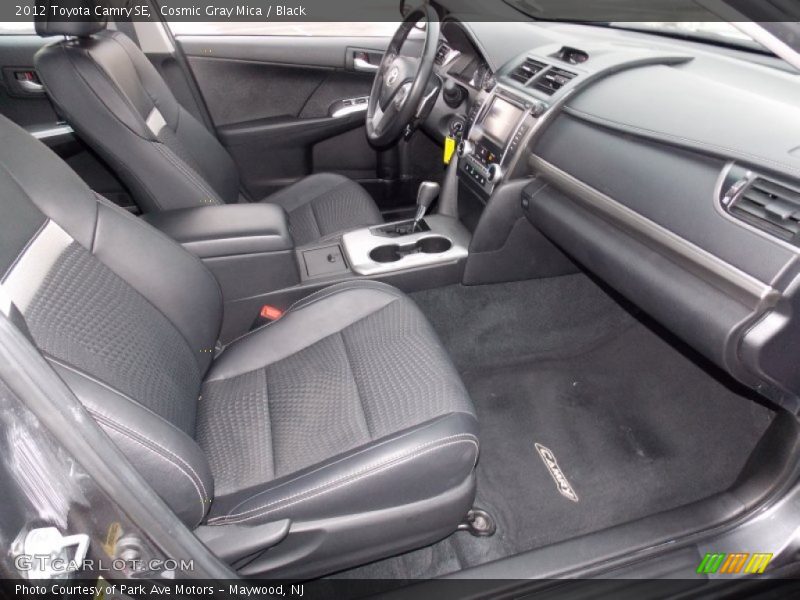 Cosmic Gray Mica / Black 2012 Toyota Camry SE